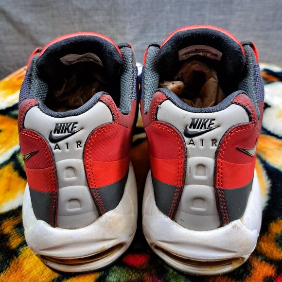 %Size 9.5 Nike Air Max 95 Men No-Sew Anthracite Challenge Laser Crimson A7 main image 4
